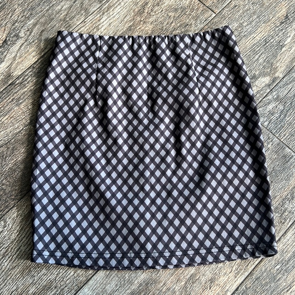 White fawn mini skirt